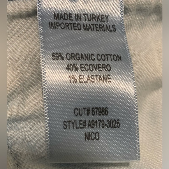 Agolde Nico High Rise Slim Boot size 31 Flare Dark Wash Button Fly NWT - Picture 13 of 16